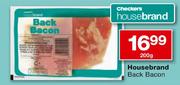 Housebrand Back Bacon-200g Each