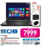 Lenovo 15.6" Ci5/6GB/500GB/W8 Bundle G5070-Per Bundle