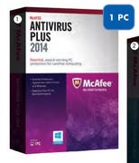 McAfee Anti-Virus 1 User 2014