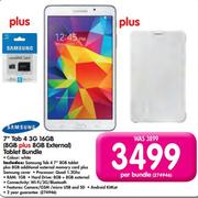 Samsung 7" Tab 4 3G 16GB (8GB plus 8GB External Tablet Bundle)-Per Bundle