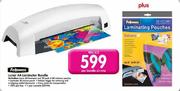 Fellowes Lunar A4 Laminator Bundle-Per Bundle