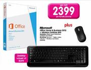 Microsoft Office Home & Business 2013 + Wireless Desktop 800-Per Bundle