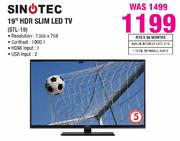 Sinotec19" HDR Slim LED TV(STL-19)