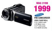 Samsung F90 Camcorder (HMX-F90BP/MEA)