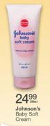 Johnson's Baby Soft Cream-200ml