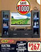 Electra Walll Unit-3 Piece