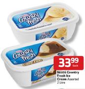 Nestle Country Fresh Ice Cream Assorted-2ltr Each