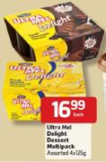 Ultra Mel Delight Dessert Multipack Assorted-4x125g Each