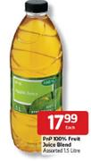Pnp 100% Fruit Juice Blend Assorted-1.5ltr Each