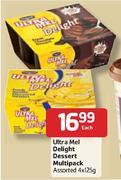 Ultra Mel Delight Dessert Multipack Assorted - 4 x 125g Each