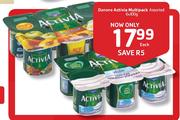 Danone Activia Multipack Assorted - 6 x 100g Each