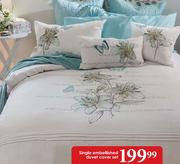 Single Embellished Duvet Cover Set