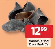 Marlton's Hoof Chew Pack-6's