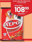 Purina Alpo Dry Dog Food-6/8Kg Each