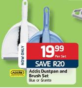 Addis Dustpan And Brush Set-Per Set