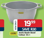 Addis Basin Steel Colour-38cm