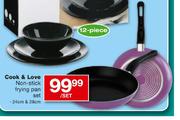 Cook & Love Non-Stick Frying Pan Set-Each Set