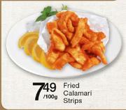 Fried Calamari Strips-100g