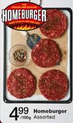 Homeburger Assorted-100g