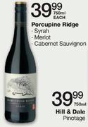 Porcupine Ridge Syrah/Merlot/Cabernet Sauvignon-750ml Each