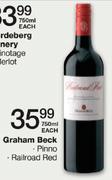 Graham Beck Pinno/Railroad Red-750ml Each