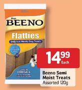 Beeno Semi Moist Treats Assorted - 120g Each
