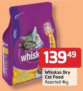 Whiskas Dry Cat Food Assorted - 4kg Each