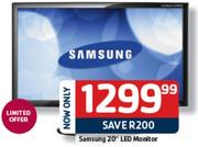 Samsung 20" LED Monitor