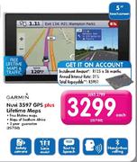  Garmin Nuvi 3597 GPS Plus Lifetime Maps-Each