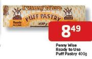 Penny Wise Ready To Use Puff Pastry-400Gm