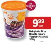 Dairybelle Bliss Double Cream Yoghurt-500Gm Each
