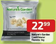 Nature's Garden Cauliflower Florets-1kg