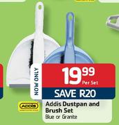 Addis Dustpan And Brush Set-Per Set 
