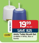Addis Toilet Brush Set-Per Set 