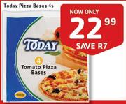 Today Pizza Bases-4's Pack