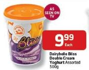 Dairybelle Bliss Double Cream Yoghurt-500gm Each