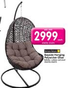 Terrace Leisure Bayside Hanging Poly Wicker Chair-Each