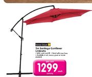 Terrace Leisure 3m Santiago Cantilever Umbrella- Each