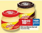 Melrose Cheese Spread Assorted-250g Each