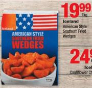 Iceland American Style Southern Fried Wedges-1Kg