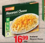 Iceland Macaroni Cheese-500Gm