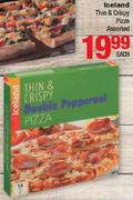 Iceland Thin & Crispy Pizza-Each