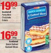 Iceland Quick Defrost Custard Slices-245Gm