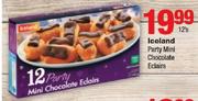 Iceland Party Mini Chocolate Eclairs-12's