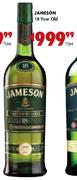 Jameson 18 Year Old Whisky-750ml