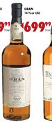 Oban 14 Year Old Whisky-750ml