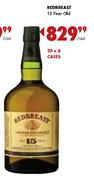 Redbreast 15 Year Old Whisky-750ml