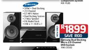 Samsung Dual Docking Micro 2.0 Channel DVD System(MM-E430D)