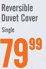 Reversible Duvet Cover Single