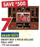 Smart Buy 3 Piece Deluxe Wall Unit
